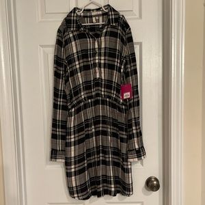 Plaid dress NWT
